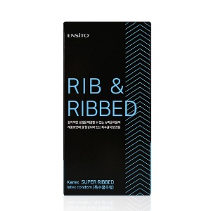 [인토스]엔시토 립 앤 리브드(특수굴곡형)콘돔10p - 성인용품 - 오나하자